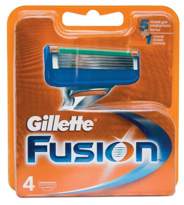 Gillette Fusion Power Сменные кассеты, 4 шт. фото