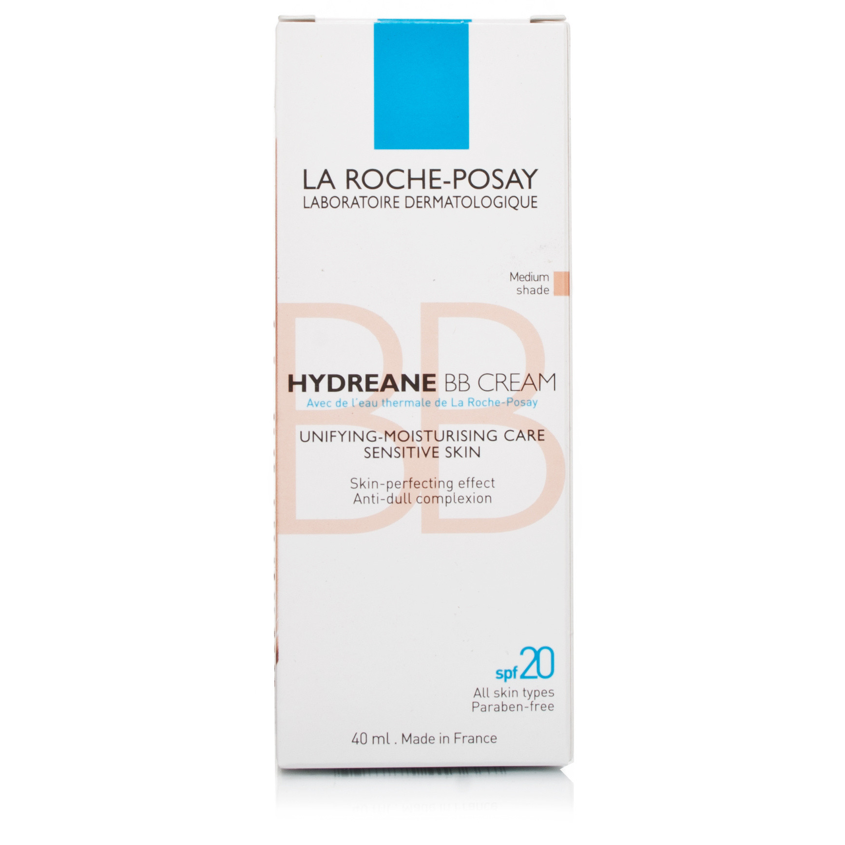 La Roche-Posay Hydreane BB крем бежевый, 40 мл, 1 шт, для чувствительной кожи фото