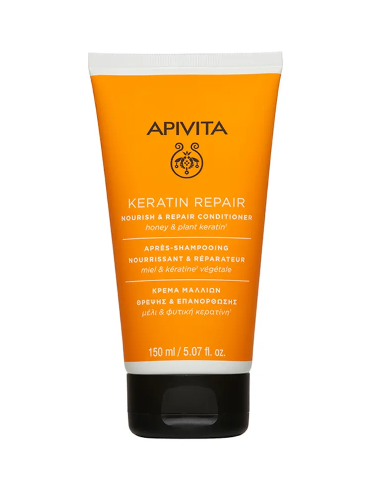 Apivita Кондиционер для волос с растительным кератином и мёдом, кондиционер, 150 мл, 1 шт. фото