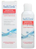 Salizink Шампунь против перхоти с пиритионом цинка, шампунь, 150 мл, 1 шт. фото