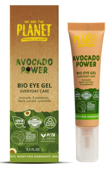 We are the Planet Avocado Power гель для век и области вокруг глаз ежедневный уход, гель, 15 мл, 1 шт. фото