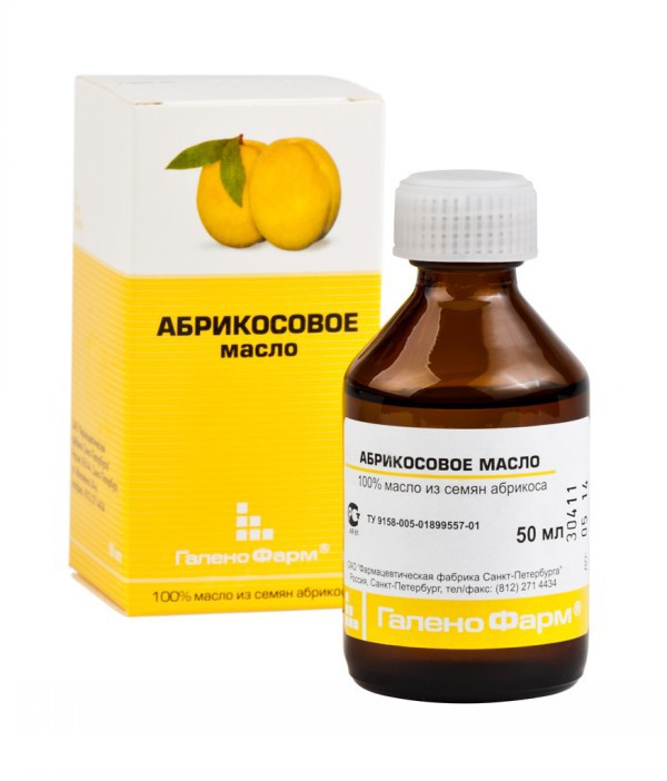 Масло абрикосовое, масло косметическое, 50 мл, 1 шт. фото