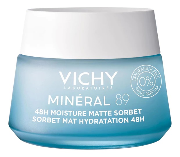 Vichy Mineral 89 гель-сорбет матирующий для лица с увлажнением 48ч, 50 мл, 1 шт. фото