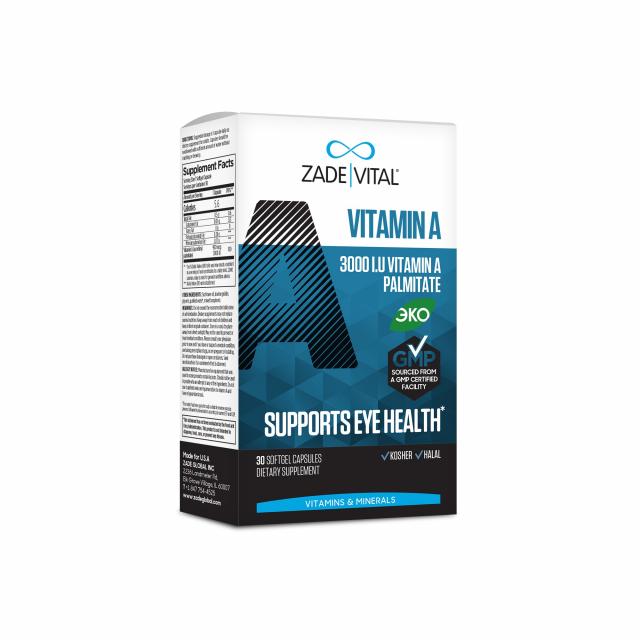 Заде Витал Витамин А, капсулы, 30 шт. фото