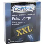 Contex Extra large, презервативы, 3 шт, увеличенного размера фото