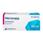 Метокард, 50 мг, таблетки, 30 шт, блистер фото 3