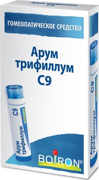 Арум трифиллум С9, гранулы гомеопатические, 4 г, 1 шт. фото