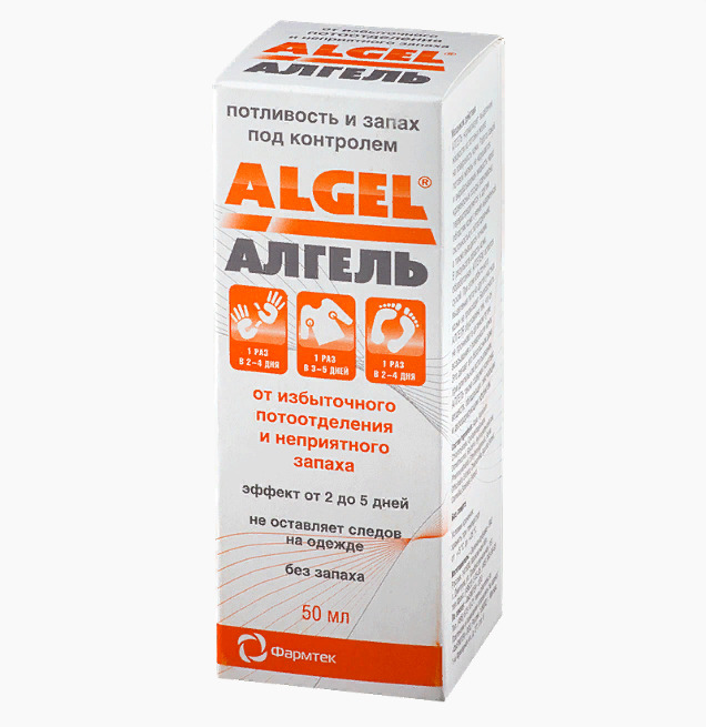 Алгель Средство от обильного потоотделения, ролик, 50 мл, 1 шт. фото