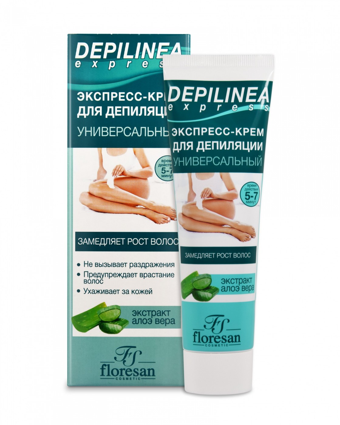 Floresan Depilinea, крем-депилятор, 100 мл, 1 шт, универсальный, арт. Ф-500 фото