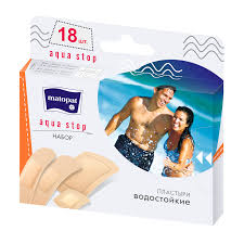 Matopat Aqua stop Пластырь, пластырь, 18 шт, телесный фото