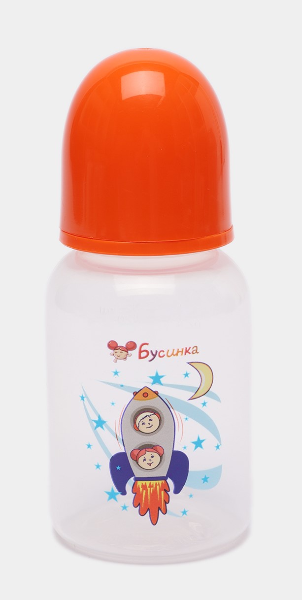 Бусинка Бутылочка с силиконовой соской, 125 мл, 1 шт, арт. 1901 фото