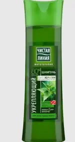 Чистая линия Шампунь Крапива Укрепляющий, шампунь, 250 мл, 1 шт. фото 