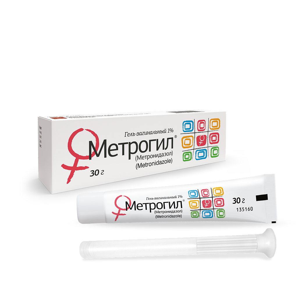 Метрогил, 1%, гель вагинальный, 30 г, 1 шт. фото