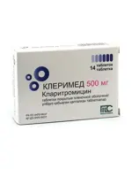 Клеримед, 500 мг, таблетки, покрытые оболочкой, 14 шт. фото 