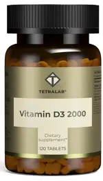 Tetralab Витамин D3, 2000 МЕ, таблетки диспергиргируемые, 120 шт. фото 