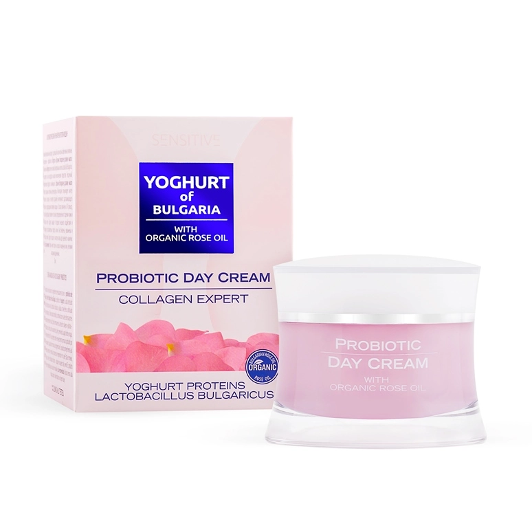 Yoghurt of bulgaria Коллаген эксперт Крем для лица дневной пробиотический, крем для лица, 50 мл, 1 шт. фото