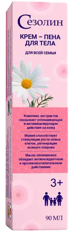 Сезолин для всей семьи, крем-пена, 90 мл, 1 шт. фото