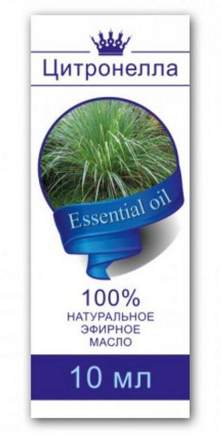 Масло эфирное Цитронелла, масло эфирное, 10 мл, 1 шт. фото