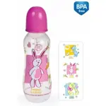 Canpol Africa Бутылочка с узким горлышком и силиконовой соской, 330 мл, 1 шт, цвет в ассортименте, 12+ мес, арт. 59/205 фото