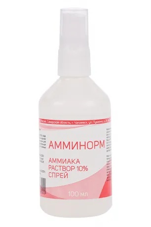 Амминорм Аммиак Спрей, 10 %, спрей, 100 мл, 1 шт. фото