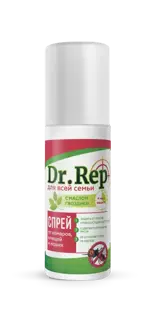 Dr. Rep Спрей от комаров и мошек, лосьон, 100 мл, 1 шт. фото