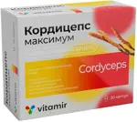 Витамир Кордицепс максимум, 500 мг, капсулы, 30 шт. фото