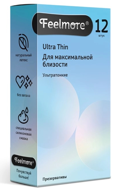 Feelmore презервативы, презерватив, 12 шт, ультратонкие фото