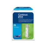 Contour Plus, тест-полоски для определения уровня глюкозы в крови, 25 шт. фото