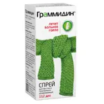 Граммидин, 0.06 мг + 0.1 мг/доза, спрей, 1 шт, 112 доз фото 3