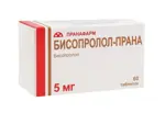 Бисопролол-Прана, 5 мг, таблетки, покрытые пленочной оболочкой, 60 шт. фото