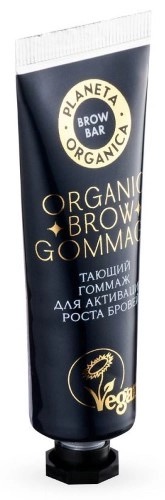 Planeta Organica Brow bar тающий гоммаж для активации роста бровей, 30 мл, 1 шт. фото