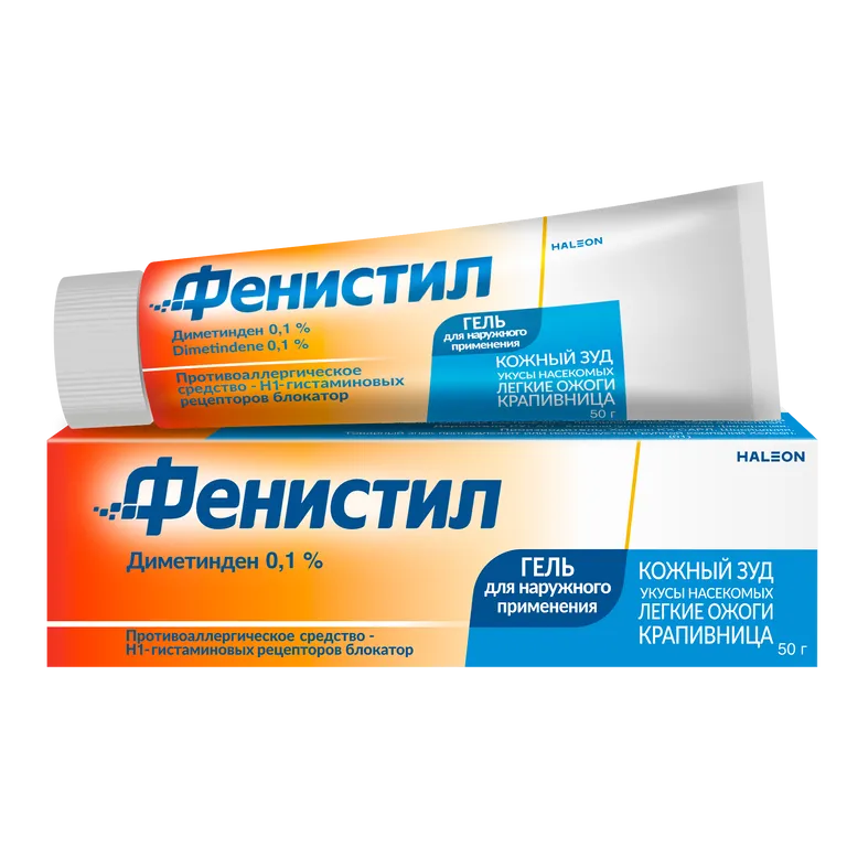 Фенистил, 0.1%, гель для наружного применения, 50 г, 1 шт. фото