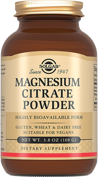 Solgar Цитрат магния, порошок, 108 г, 1 шт. фото