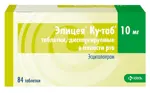 Элицея Ку-таб, 10 мг, таблетки, диспергируемые в полости рта, 84 шт. фото 