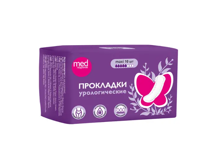 Medresponse Maxi Прокладки урологические, прокладки урологические, 10 шт. фото