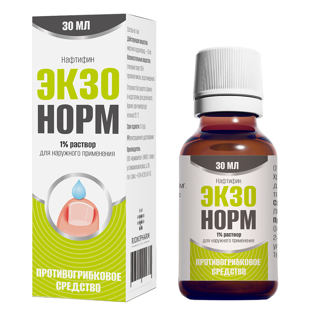 Экзонорм, 1%, раствор для наружного применения, 30 мл, 1 шт. фото