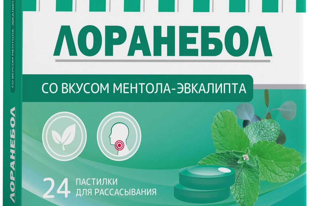 Лоранебол, пастилки, 24 шт, ментол и эвкалипт фото