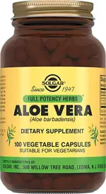 Solgar Алоэ Вера, капсулы, 100 шт. фото