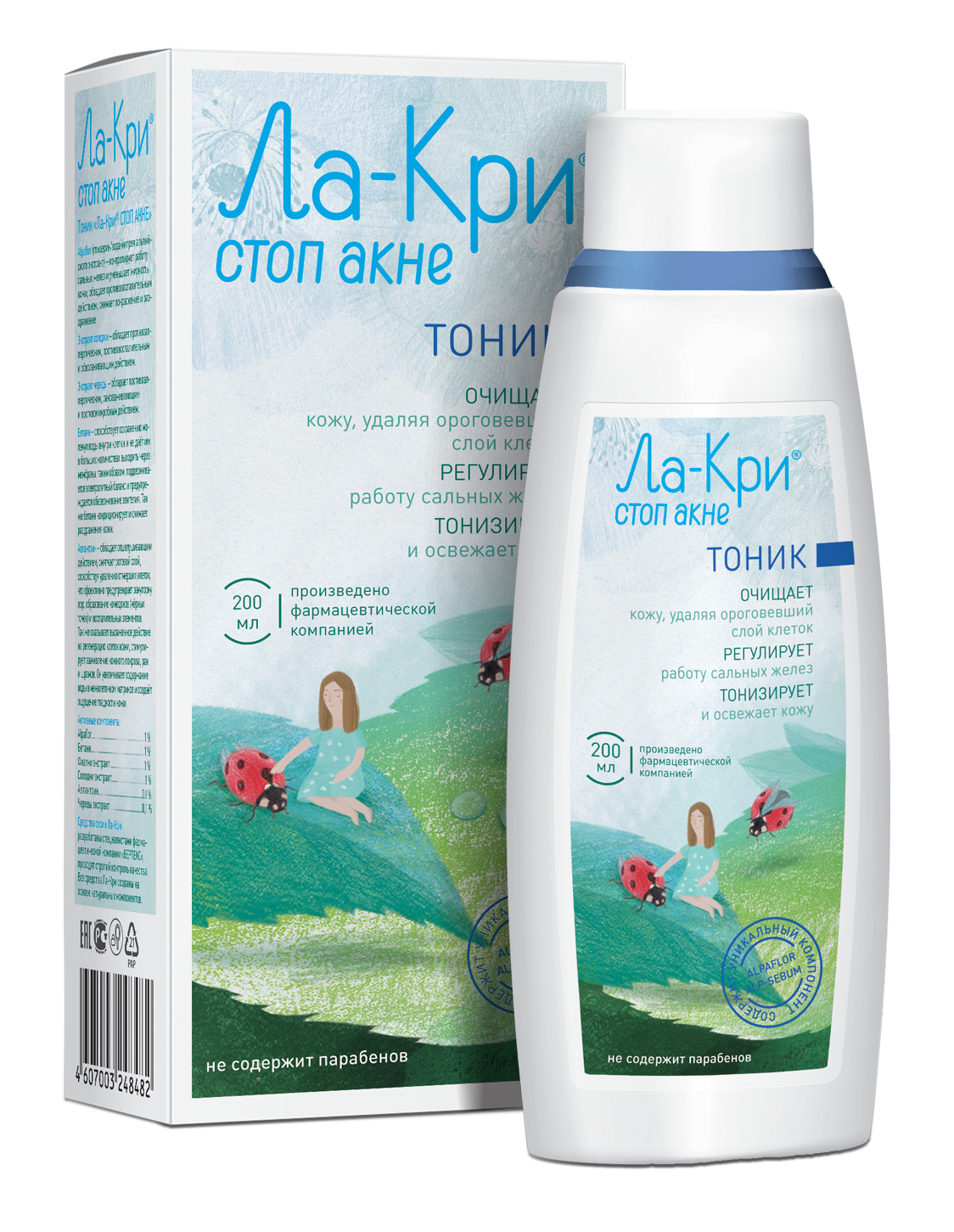 Ла-Кри Стоп-акне Тоник, тоник для лица, 200 мл, 1 шт. фото