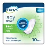 Tena Lady Active Mini Прокладки урологические, прокладки урологические, 10 шт, 2 капли фото 1
