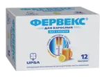 Фервекс, порошок для приготовления раствора для приема внутрь, 4.95 г, 12 шт, лимон, без сахара фото