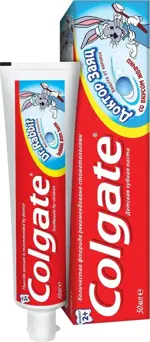 Colgate Зубная паста Доктор Заяц, паста гелевая зубная, 50 мл, 1 шт, бабл гам фото 2