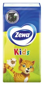 Zewa Kids платки носовые бумажные, 100 шт, 10х10 фото 5