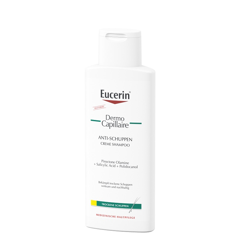 Eucerin Dermo Capillaire Шампунь-крем, шампунь-крем, 250 мл, 1 шт, от перхоти (дерматита, псориаза) фото