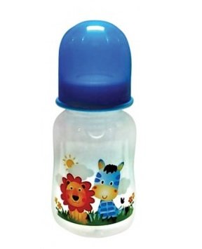 Бусинка Бутылочка с силиконовой соской, 125 мл, 1 шт, арт. 107 фото