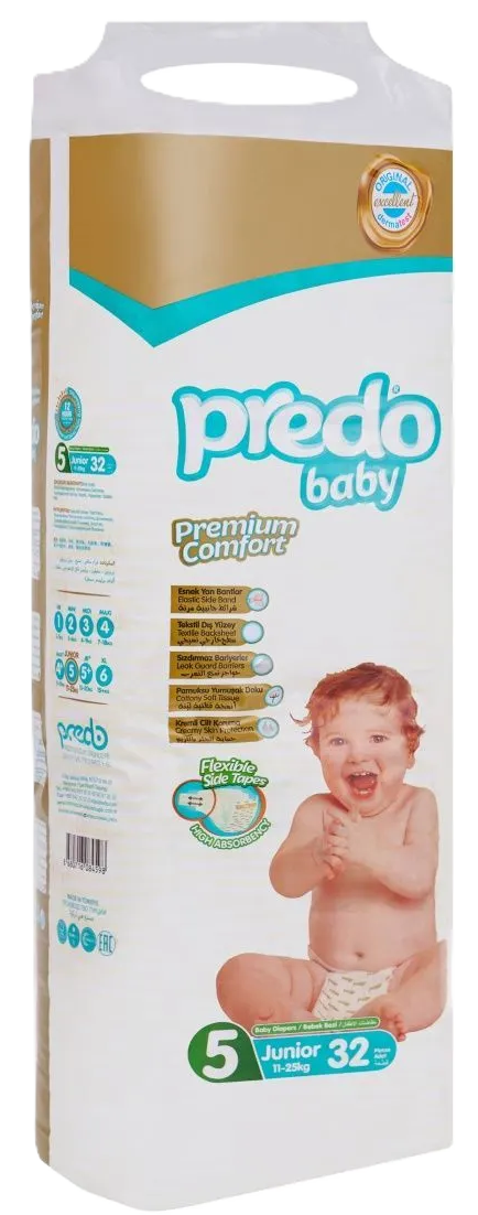 Predo Baby Подгузники детские, 11-25 кг, 32 шт. фото