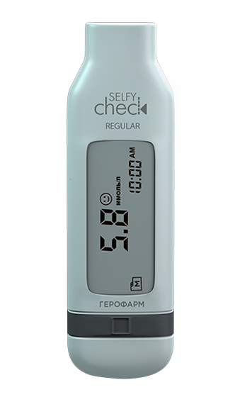 Глюкометр SelfyCheck Regular, глюкометр с принадлежностями, 1 шт. фото