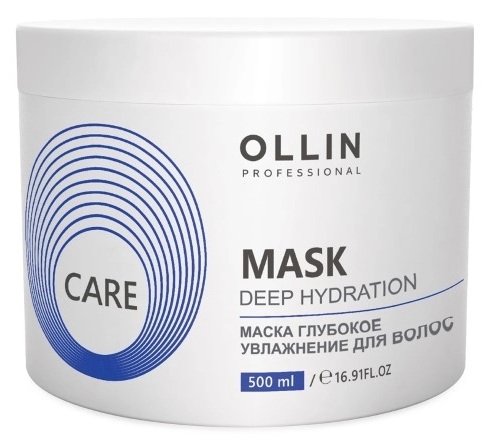 Ollin Professional Care Маска глубокое увлажнение для волос, маска для волос, 500 мл, 1 шт. фото