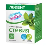 Леовит Худеем за неделю Стевия, 0.25 г, таблетки, 150 шт. фото