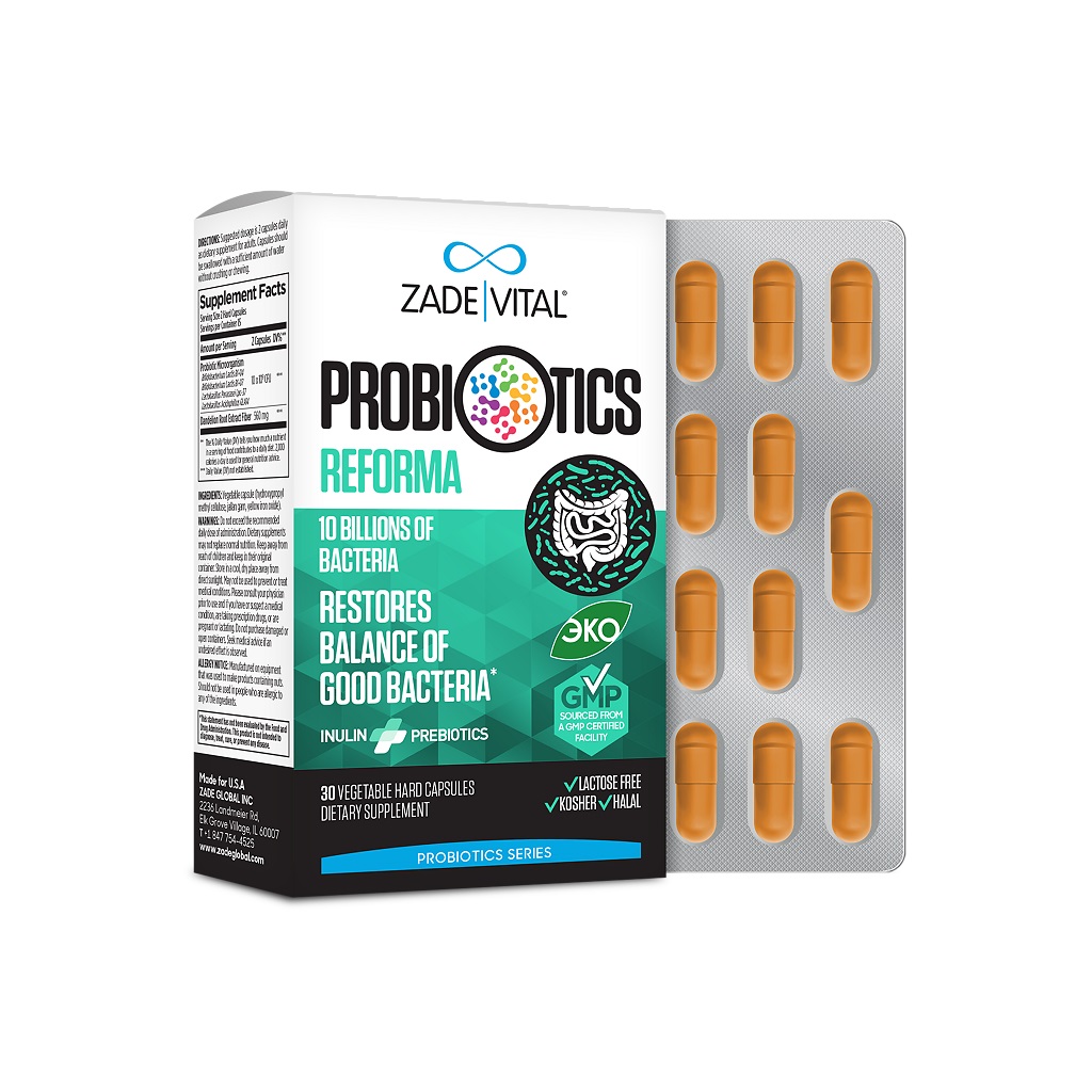 Заде Витал Пробиотикс Реформа, капсулы, 30 шт. фото